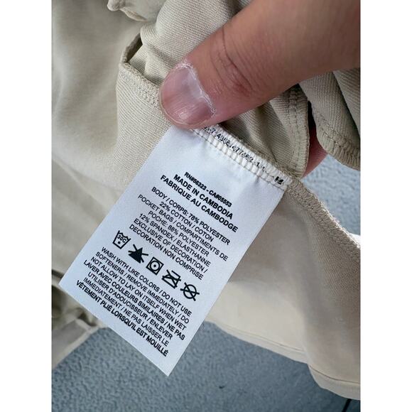 Nike Maternity Sweatshirt Womens Small Tan Brown Pregnancy Clothes Pullover NEW - Picture 6 of 8